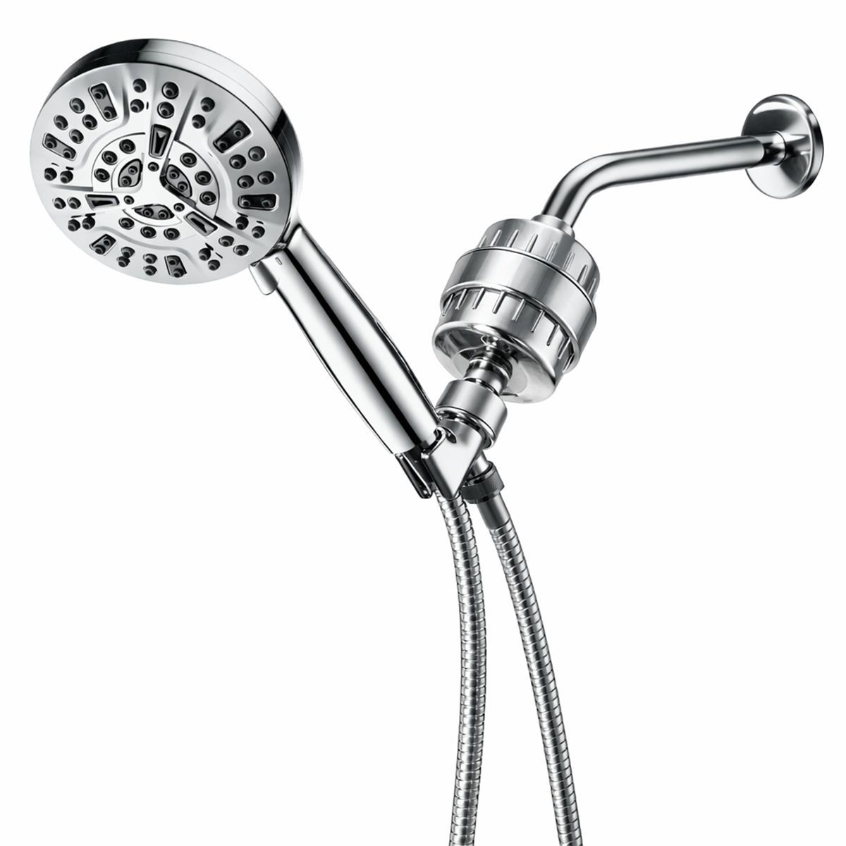 Kit de chuveiro completo Luxe 10 Mode Showerhead