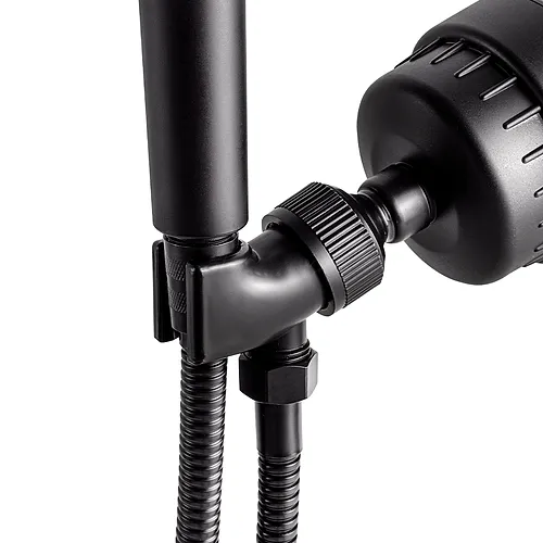 MineralStream ™ - Suporte para a cabeça do chuveiro - preto