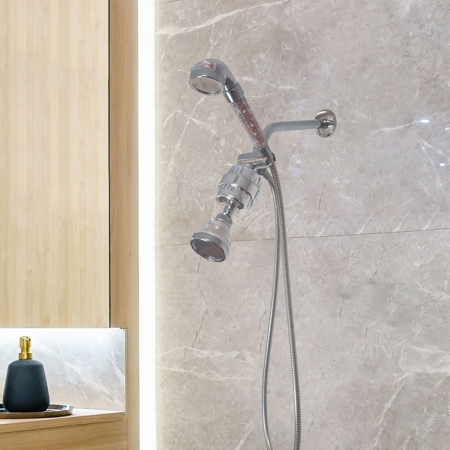MineralStream ™ LED Ionic Shower Head