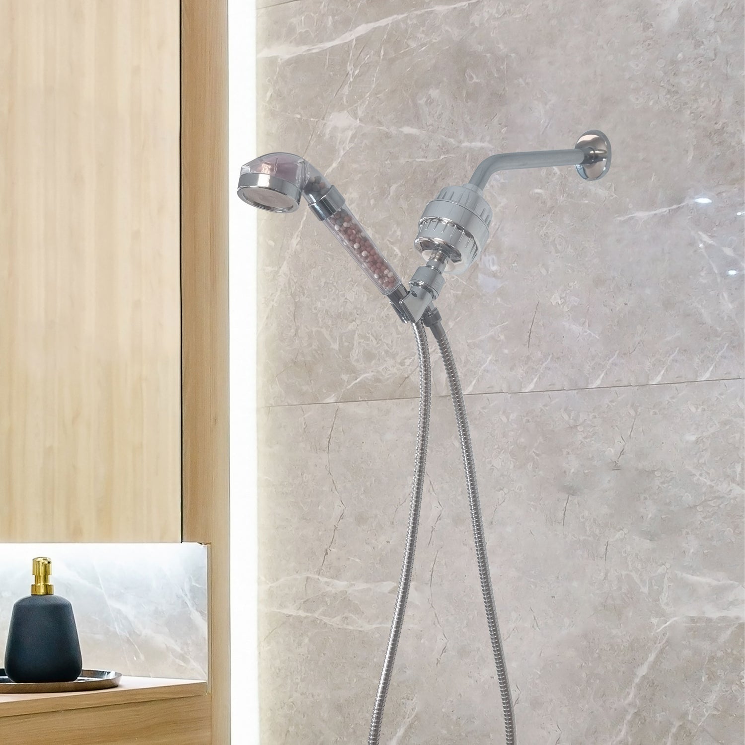 MineralStream ™ LED Ionic Shower Head