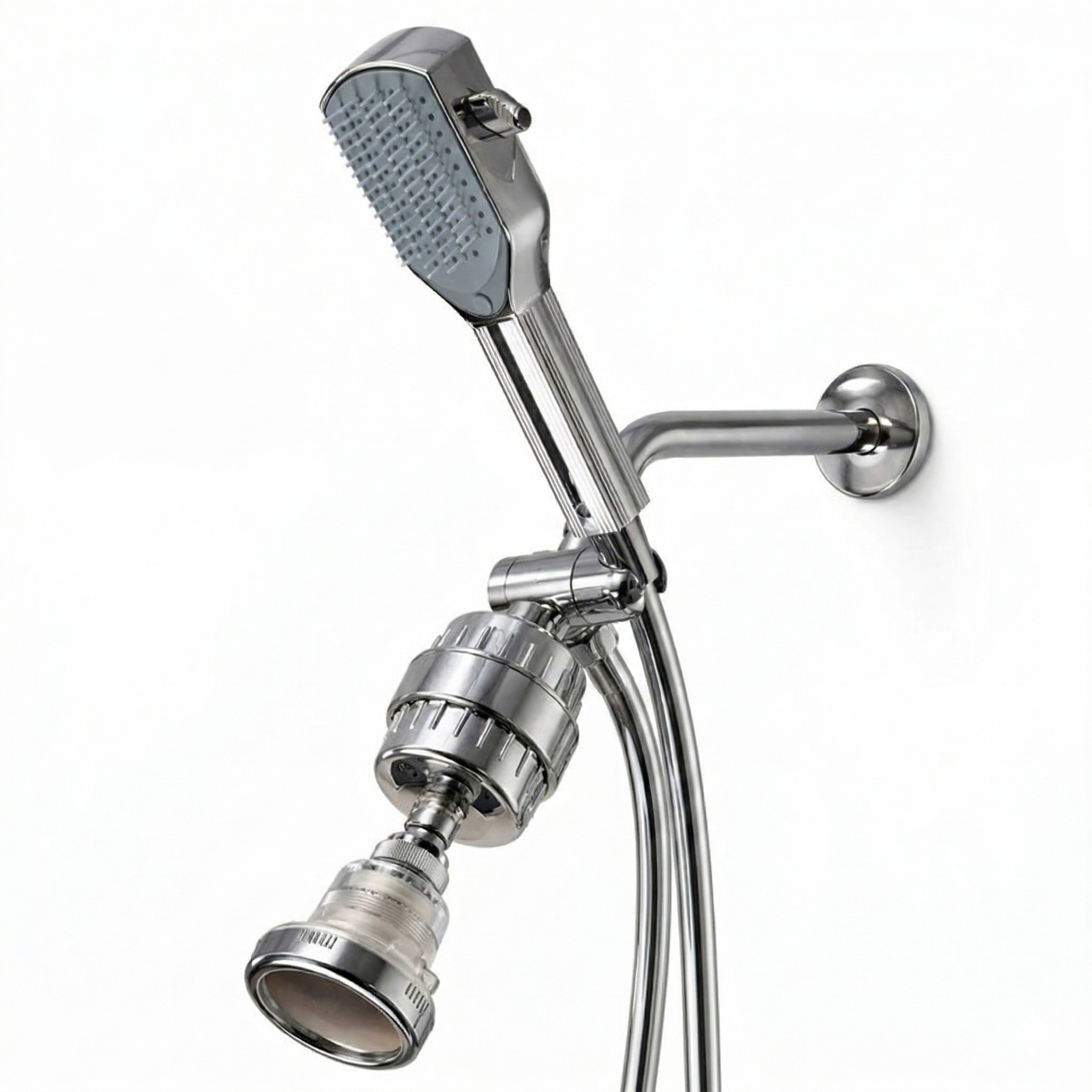 MineralStream Detangler Comb Shower Head