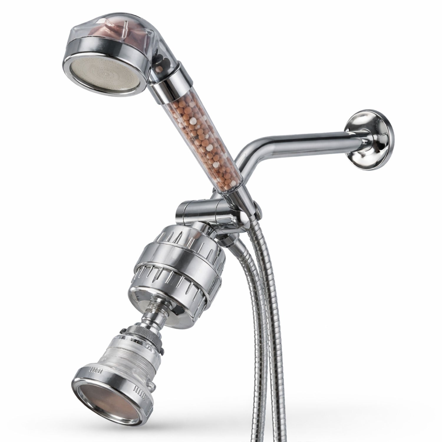 Sistema de chuveiro duplo iônico LED