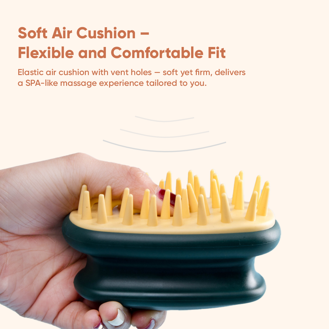 Massageador de couro cabeludo