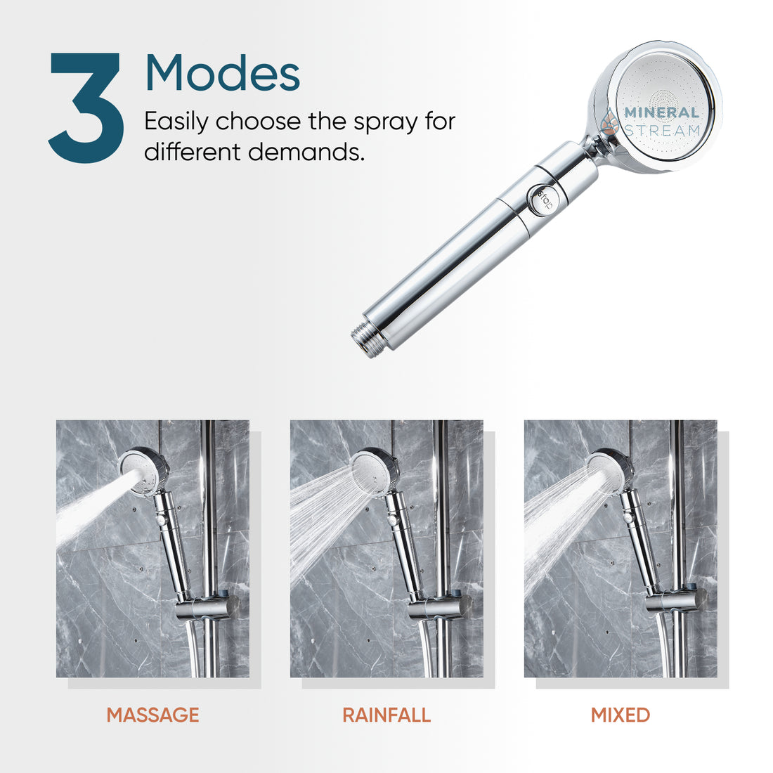 Chuveiro com Filtro MineralStream™ 3.0