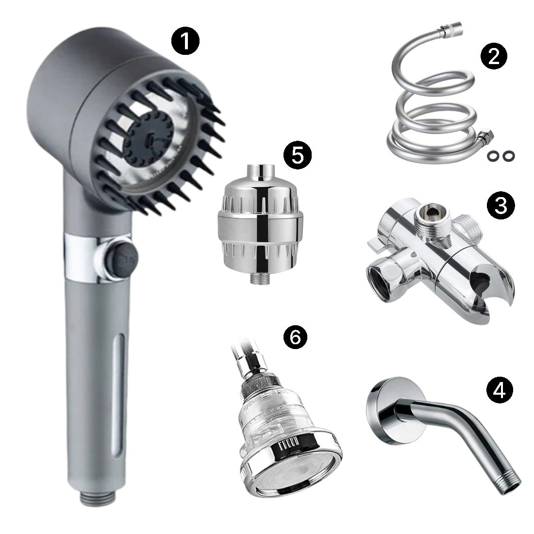 CABEÇA DE DUCHE FILTRADA DE MASSAGEM MINERALSTREAM