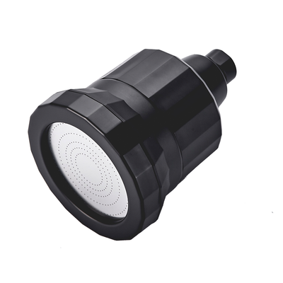 SkinPro - Most Advanced Filtered Showerhead in Black, fixed wall-mounted 15-stage filter