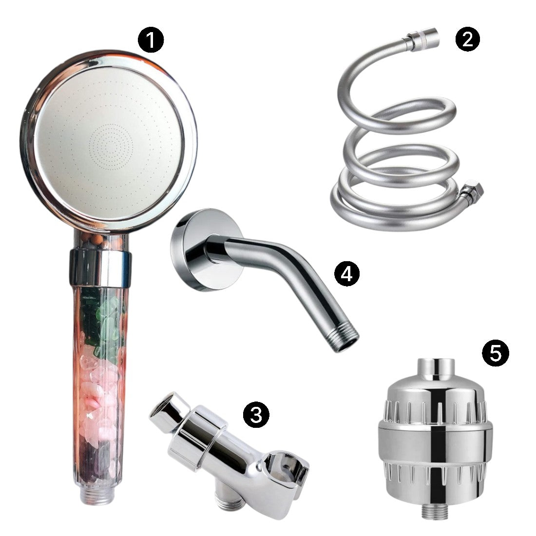 Cabeça de chuveiro de chakra MineralStream™