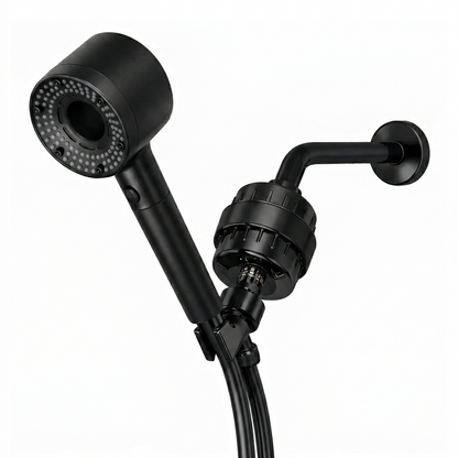 Kit Completo de Chuveiro com Filtro Hey Pure