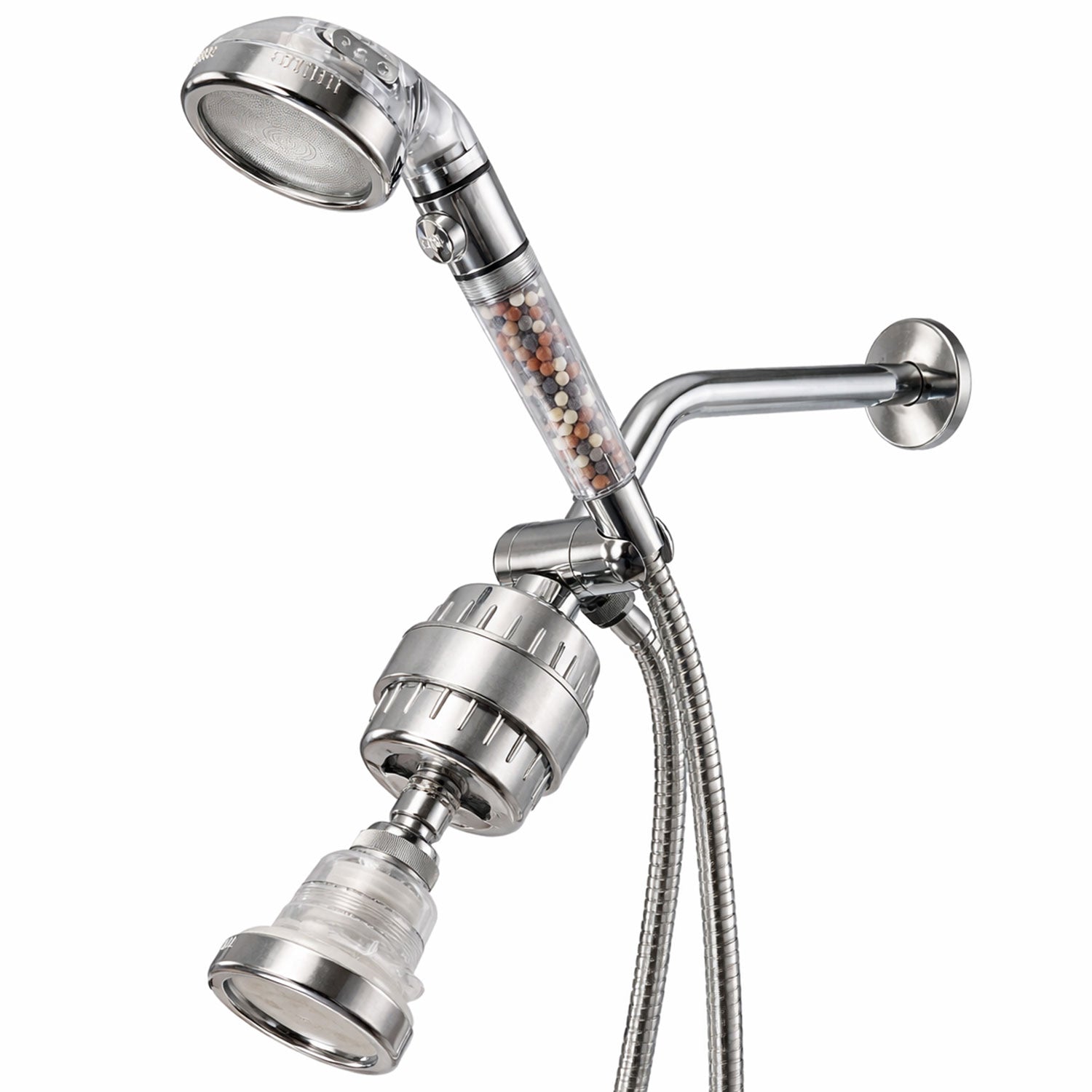 Sistema de chuveiro duplo iônico