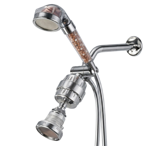 TWO SHOWER HEADS, DOUBLE FILTRATION