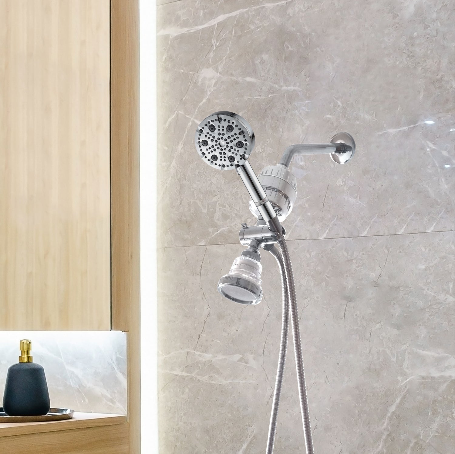 MineralStream Luxe 9 Mode High Pressure Showerhead (Filtered)