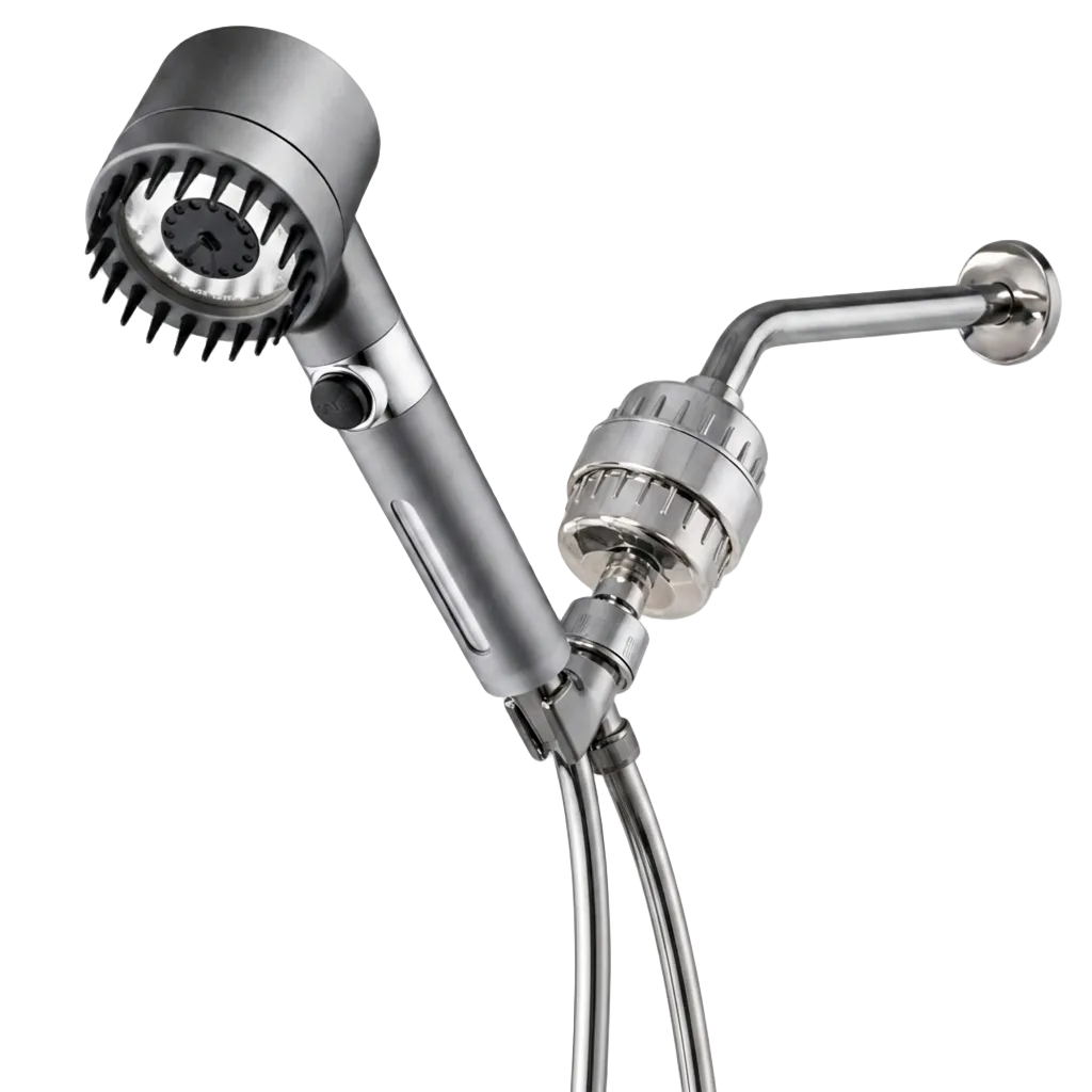 FILTRAGEM DUPLA, KIT DE CHUVEIRO COMPLETO